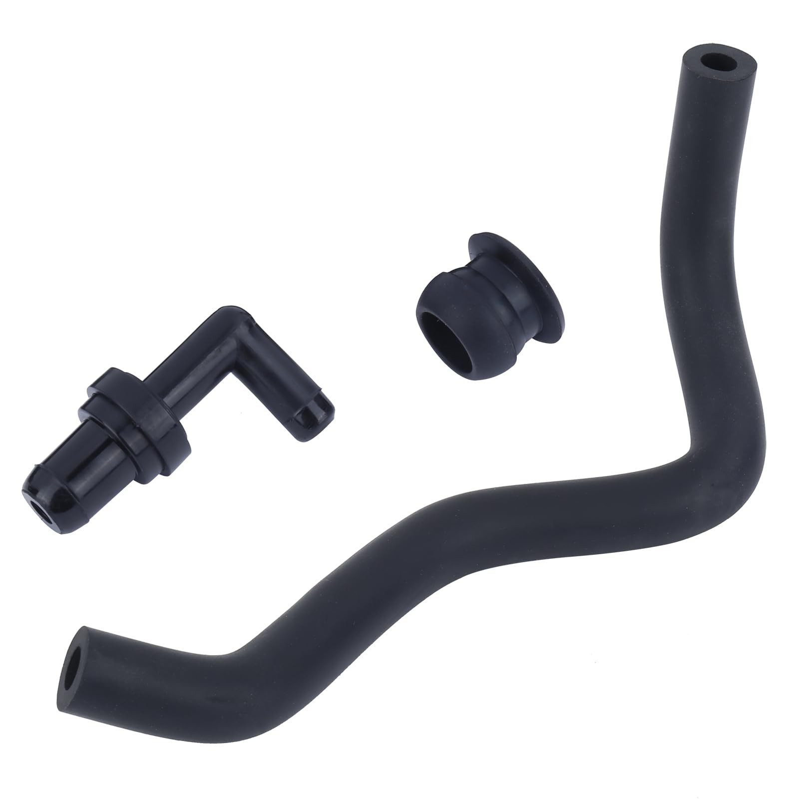 Engine P-C-V Valve 90°& Grommet & Hose Kit(3PCS). Replaces Part # 12261-62041…