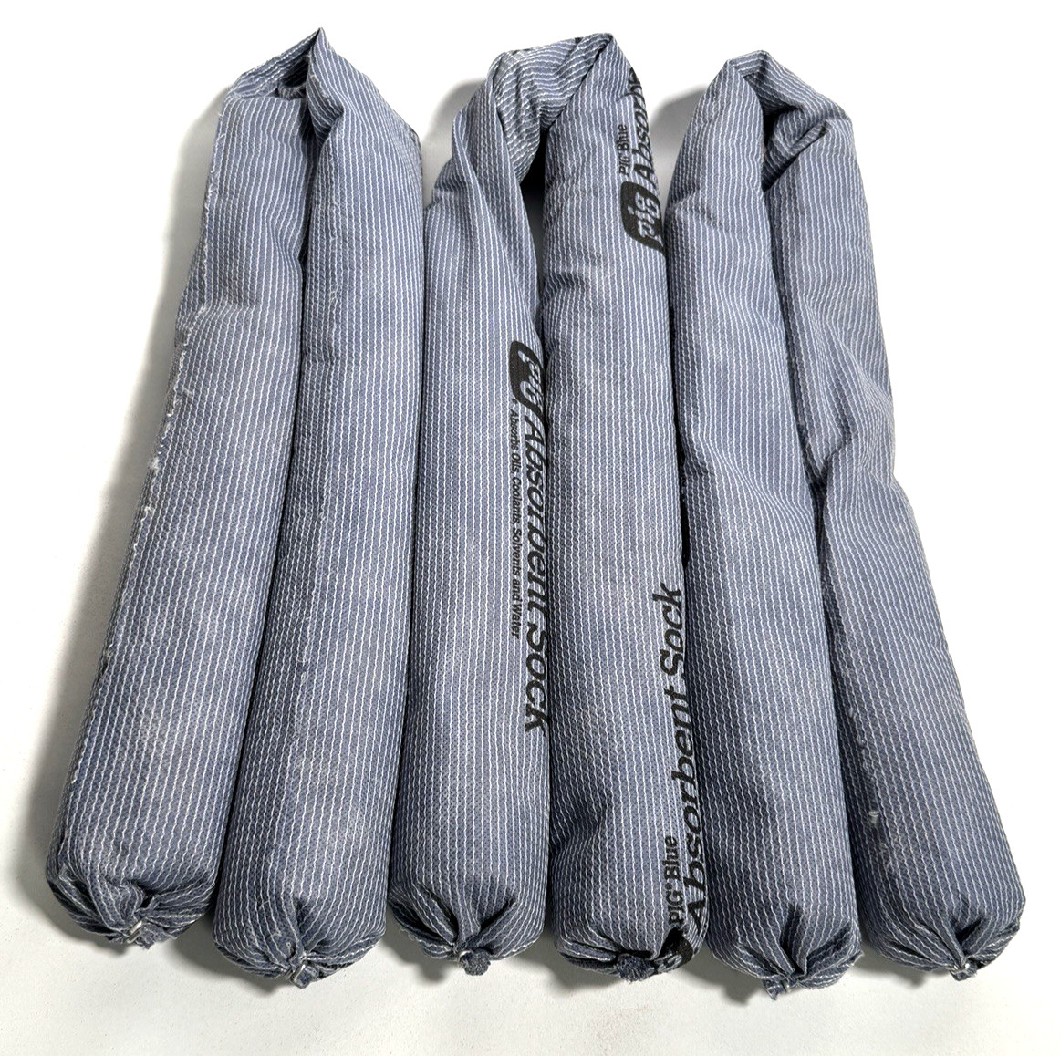 Lot of 3 PIG 4048 48″ x 3″ Blue Absorbent Socks Universal Use Oils Water Coolant
