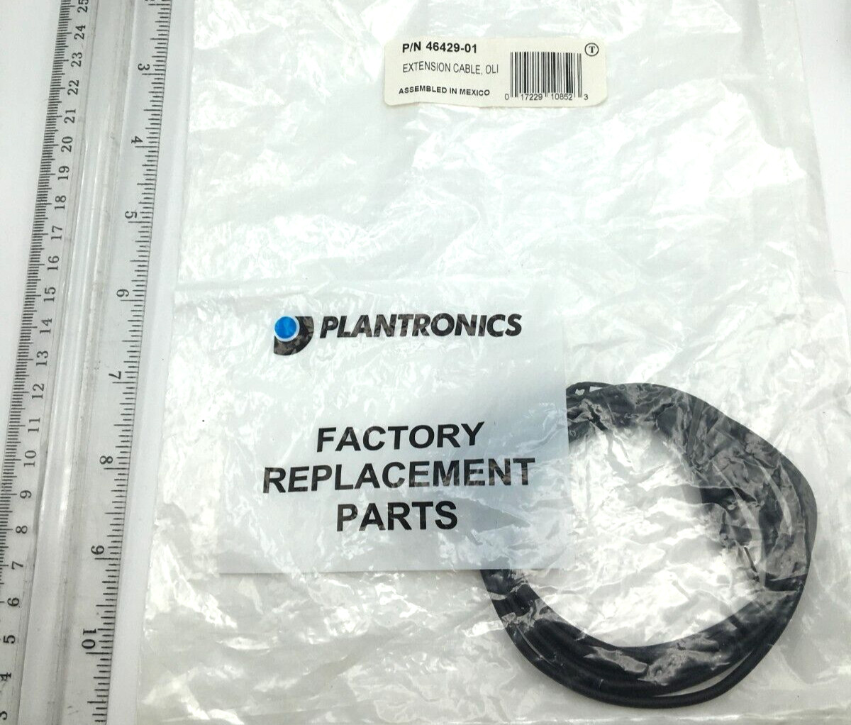 Plantronics Extension Cable 46429-01 NIP
