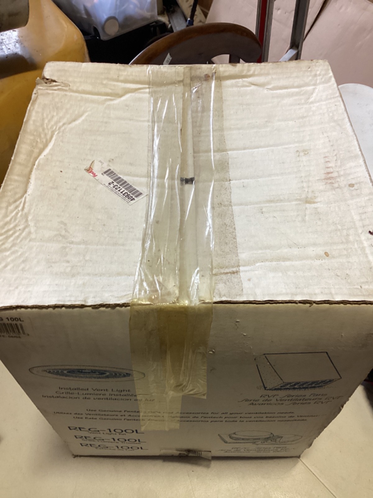 Fantech Duct Fan Fluorescent Vent-Light Kit REG 100L New in Box