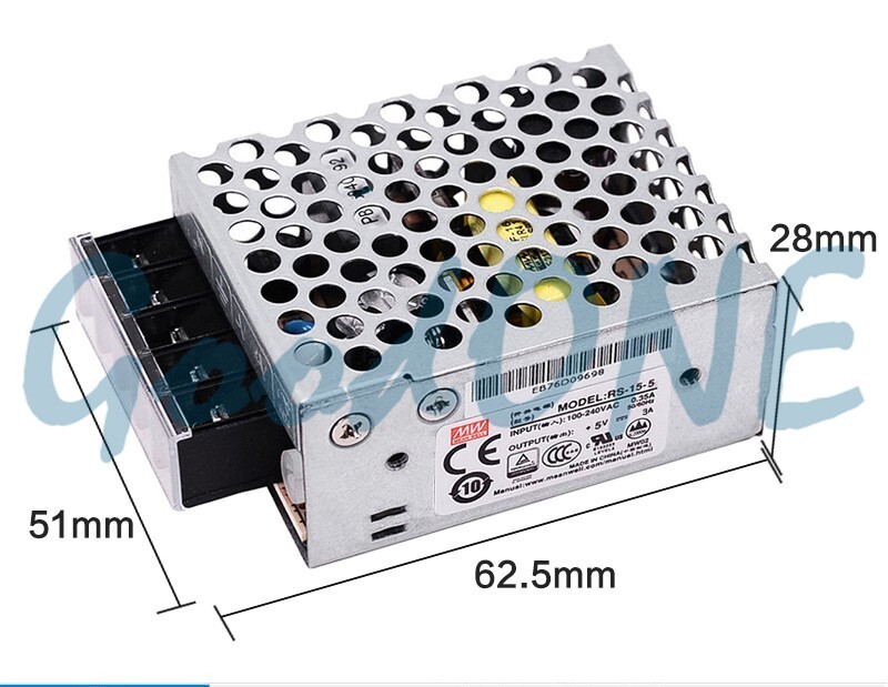1PCS New MEAN WELL RS-50-48 48V1.1A Switching Power Supply RS Series