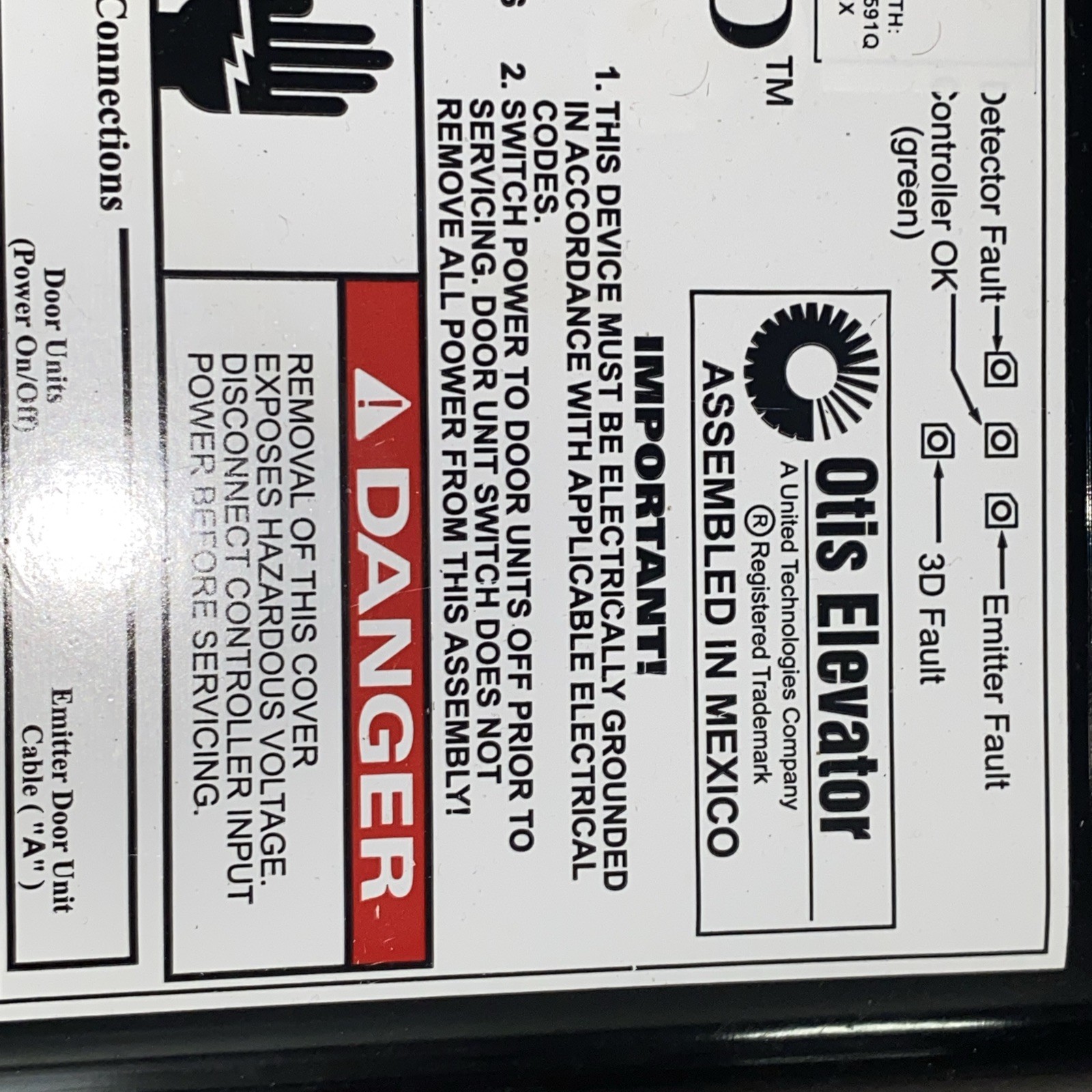 Otis LAMBDA III-D System 20-AAA24591T New (NOT IN ORIGINAL BOX)