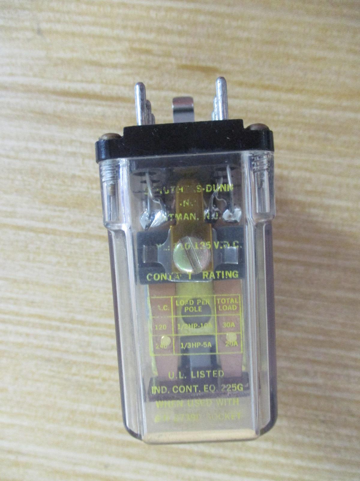 Struthers Dunn 219XBXP-115/125VDC Relay 219XBXP