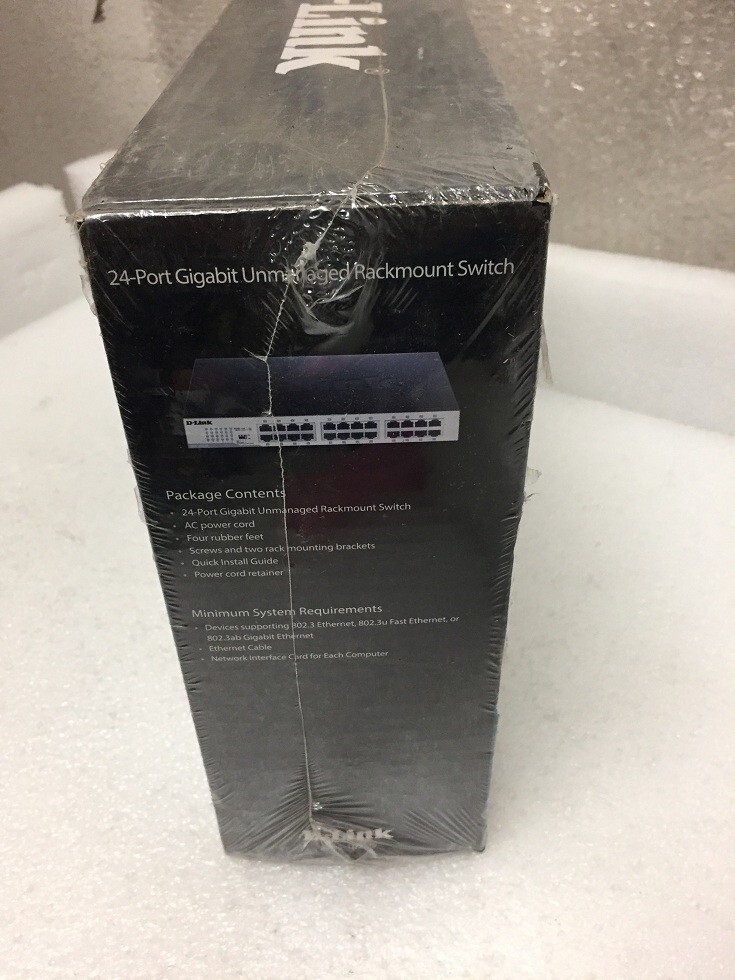 D-LINK For Business DGS-1024D 24-Port Gigabit Unmanaged Rackmount Switch New