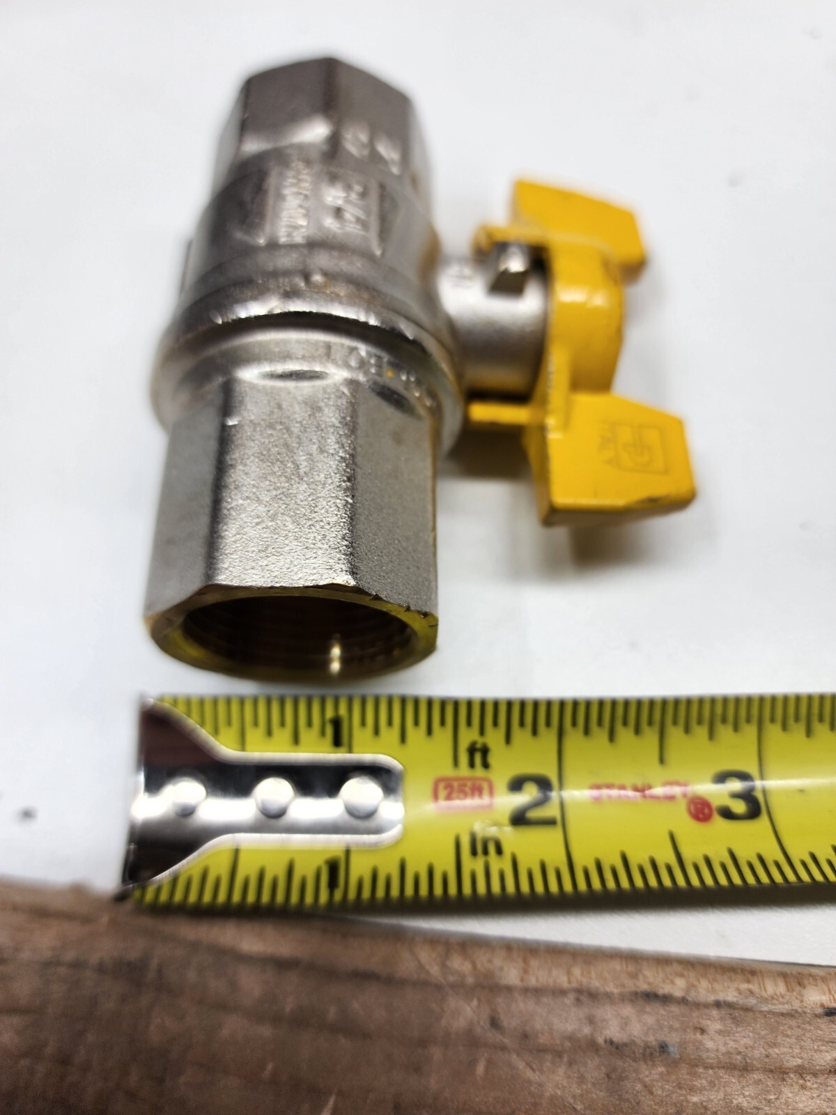 3/4″ Parker BVGT4-3/4L Ball Valve Female BSPP Threaded Compact Handle NiPl Brass