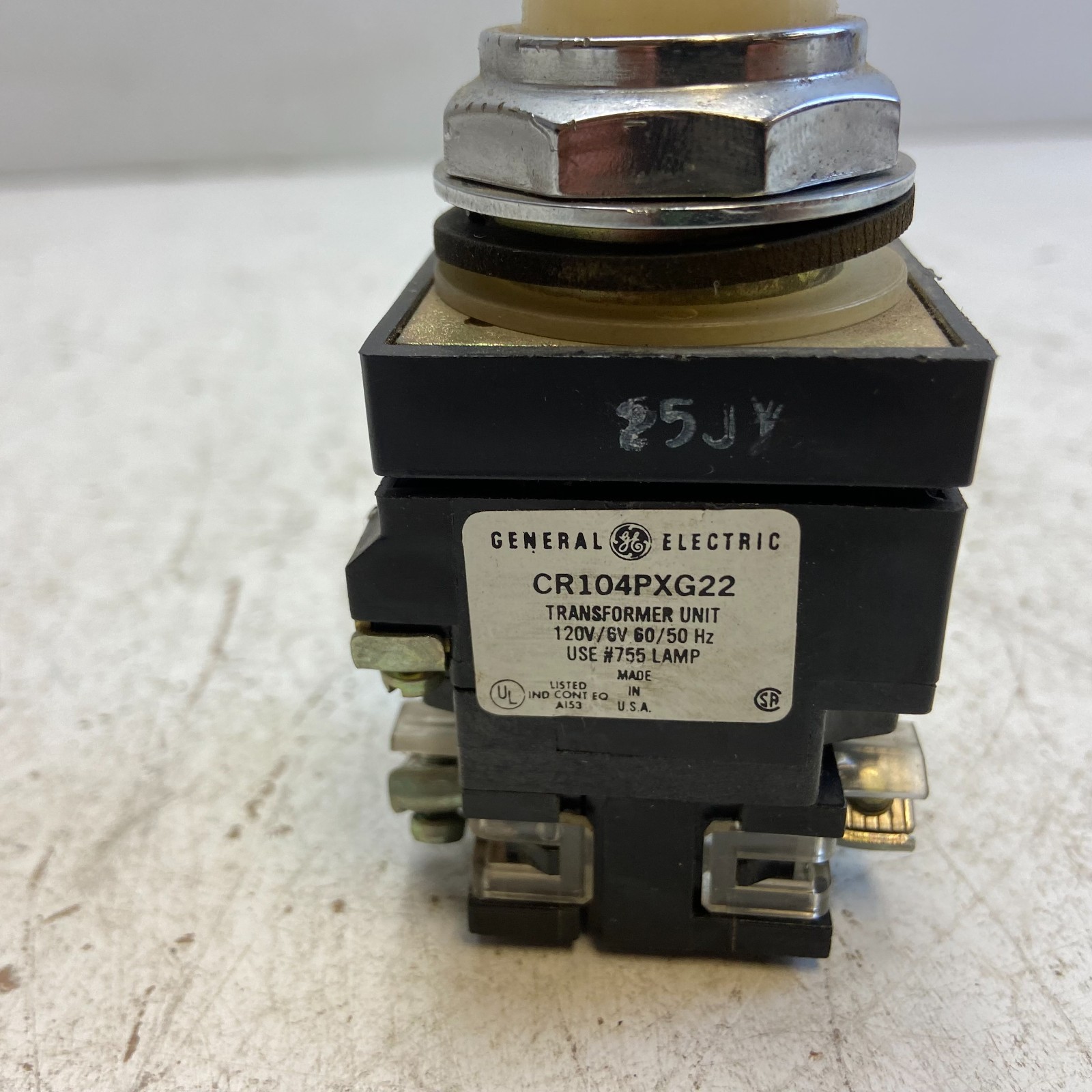 GENERAL ELECTRIC CR104PXG22 TRANSFORMER UNIT SOCKET 120V