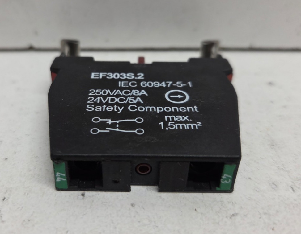 NEW NO BOX! SCHMERSAL 8A 250V CONTACT/TERMINAL BLOCK EF303S.2