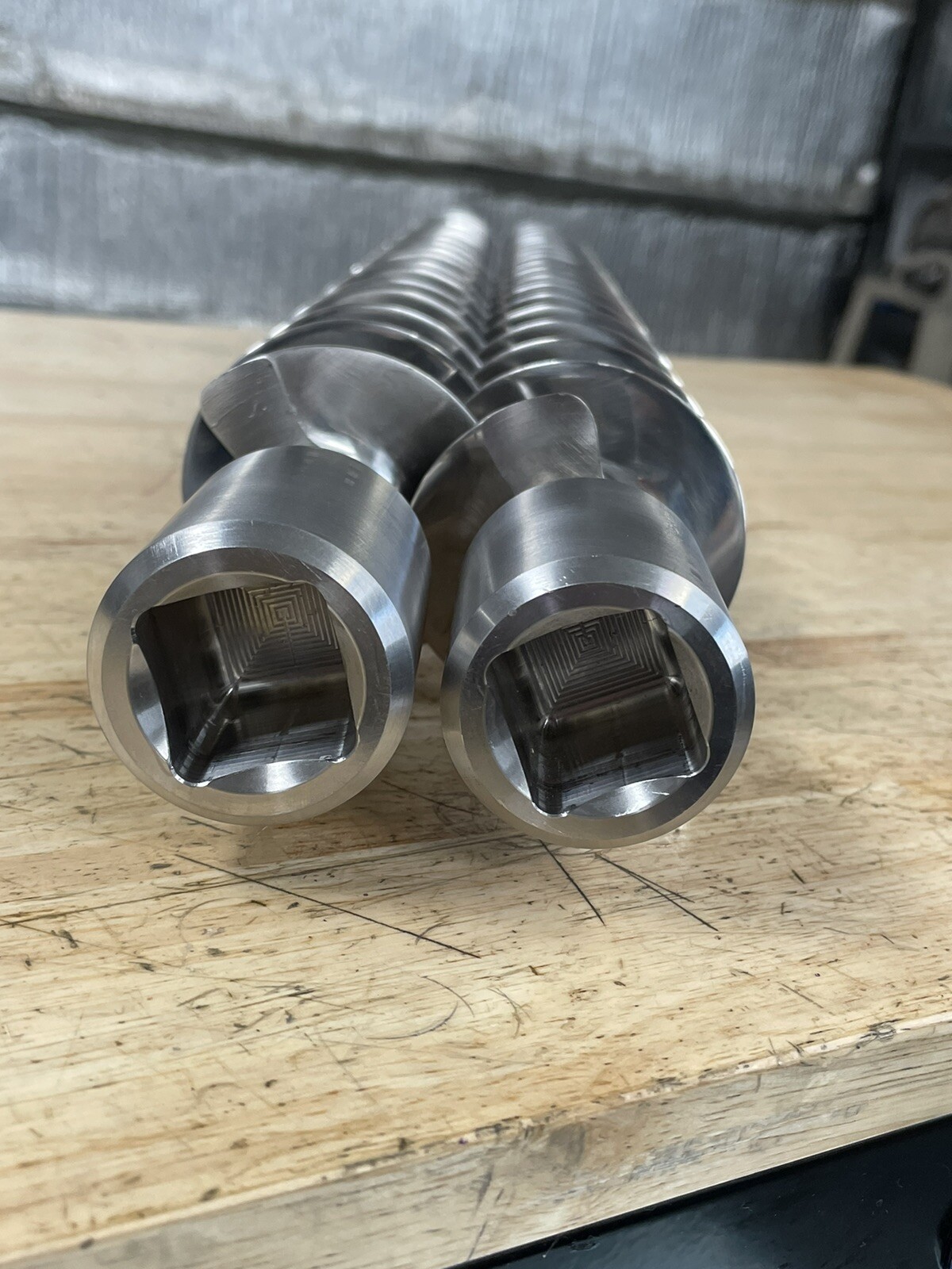 Hinds-Bock 304 Stainless Steel Augers Left & Right 1″ Drive.