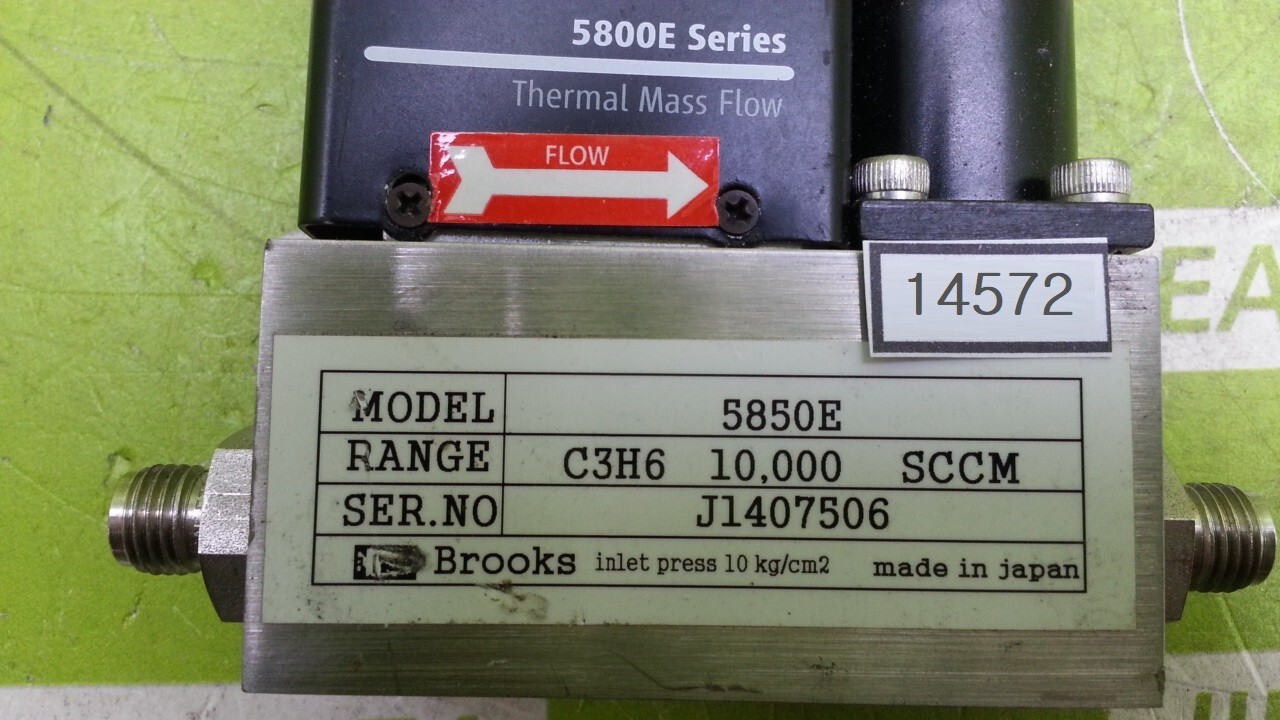BROOKS 5850E Mass Flow Controller Tested – Cosmetic Issue, See Photos