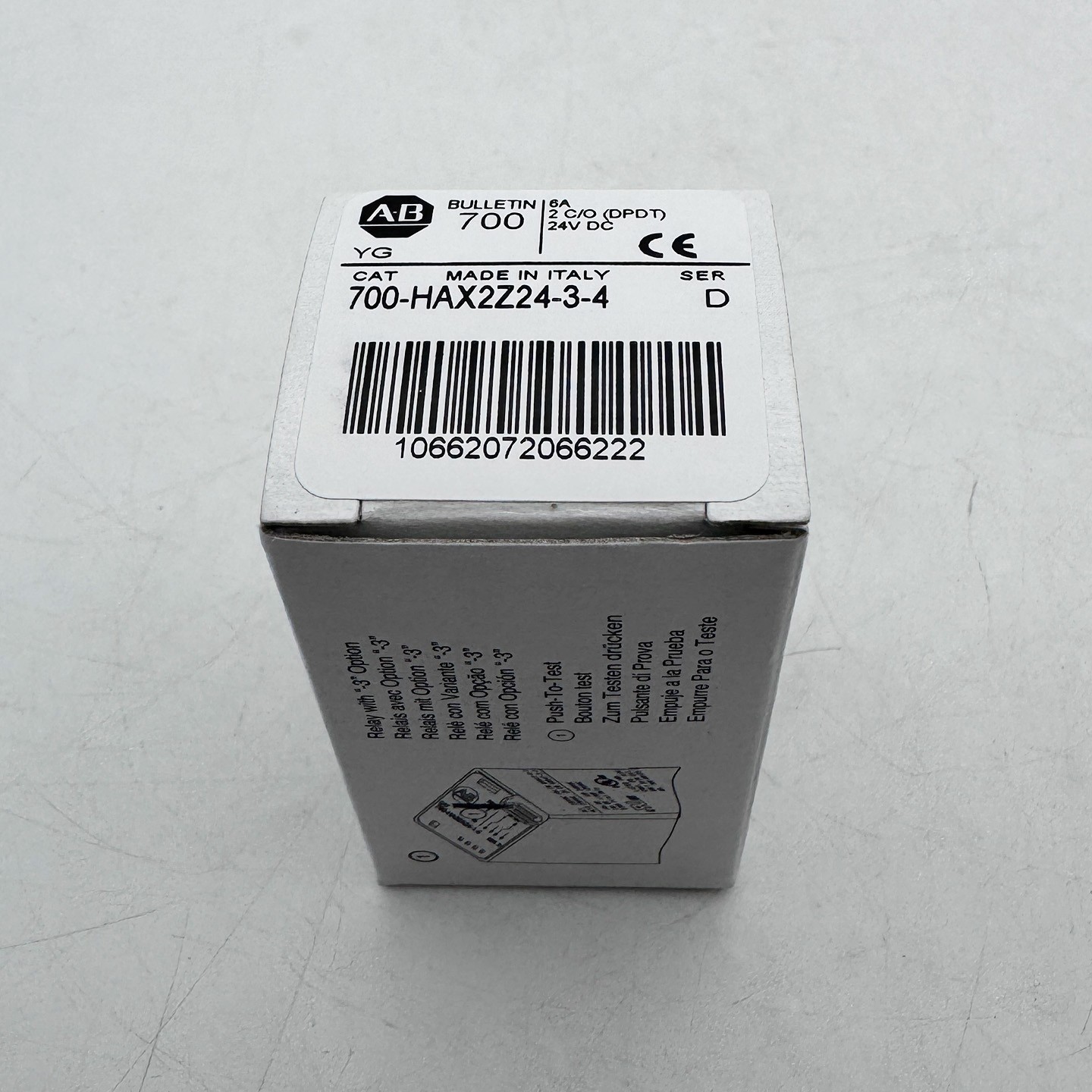 700-HAX2Z24-3-4 GP Tube Base Relay New Original 700HAX2Z2434