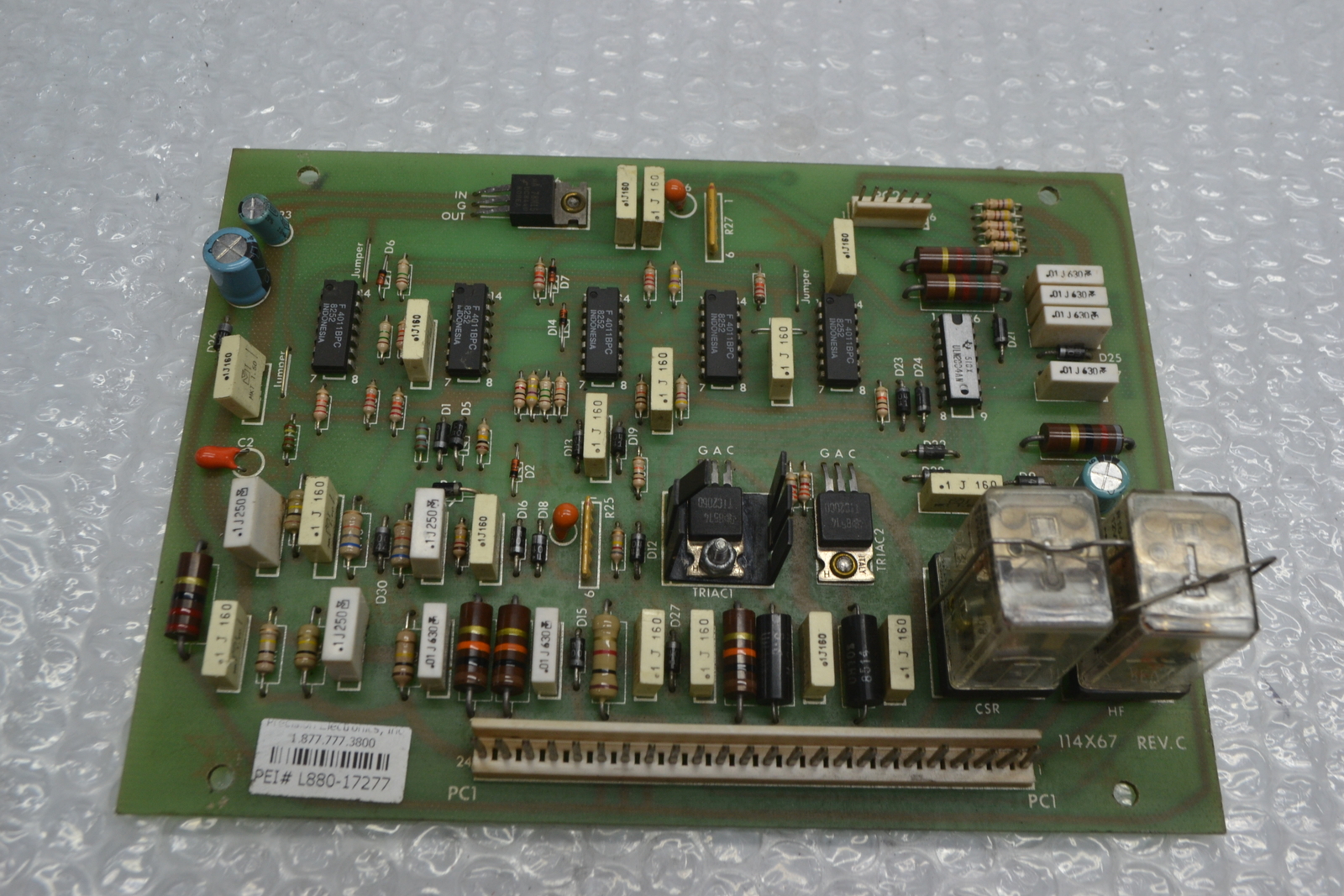 PRECISION ELECTRONICS 114X67 L880-17277 CIRCIUT BOARD UNMP