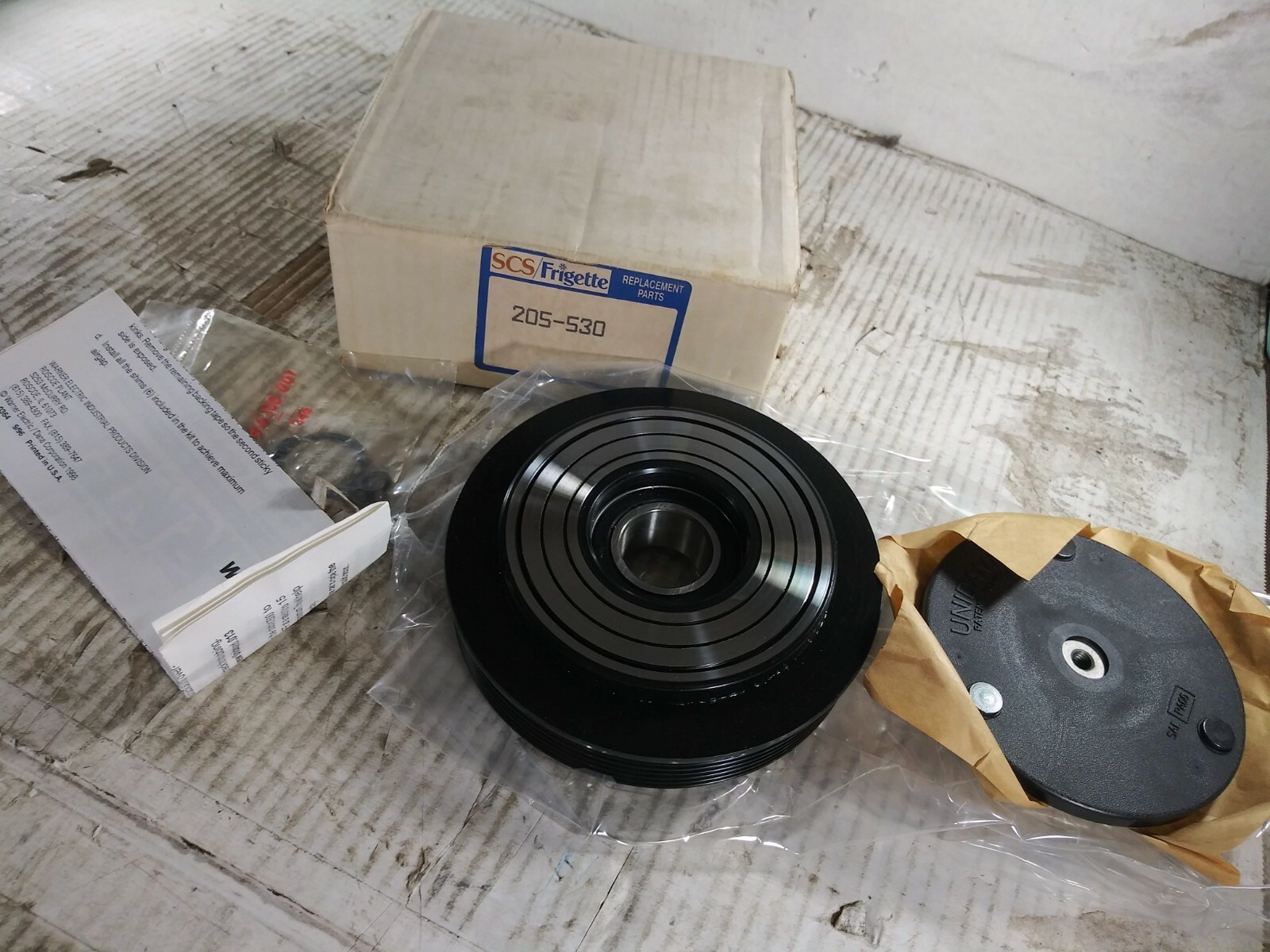 1 NEW FRIGETTE 205-530 A/C COMPRESSOR CLUTCH ASSEMBLY NIB ***MAKE OFFER***