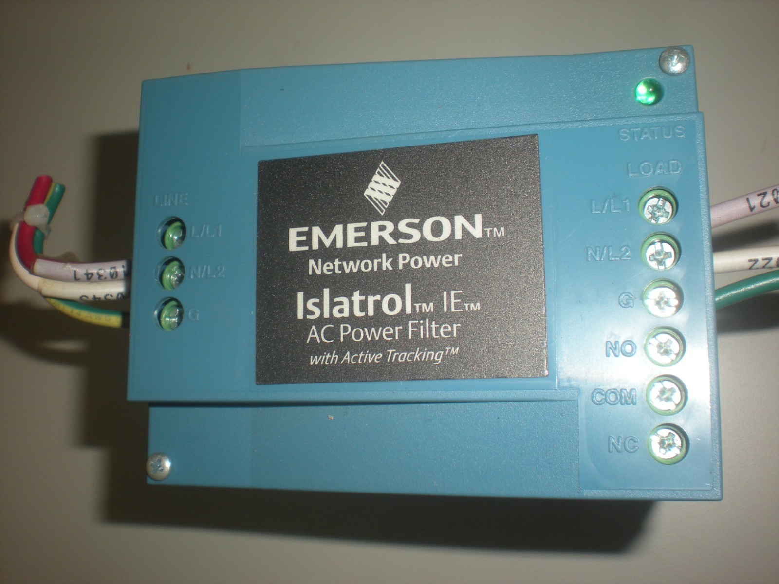 Emerson IE-120 Islatrol AC Power Filter – Removed from a working machine