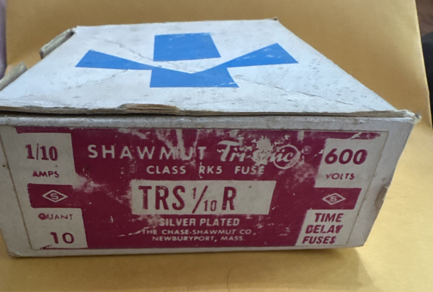 GOULD SHAWMUT TRS1/10R CLASS RK5 FUSE 1/10th AMPS 600 VOLTS 0.1 Amp 5 Pack