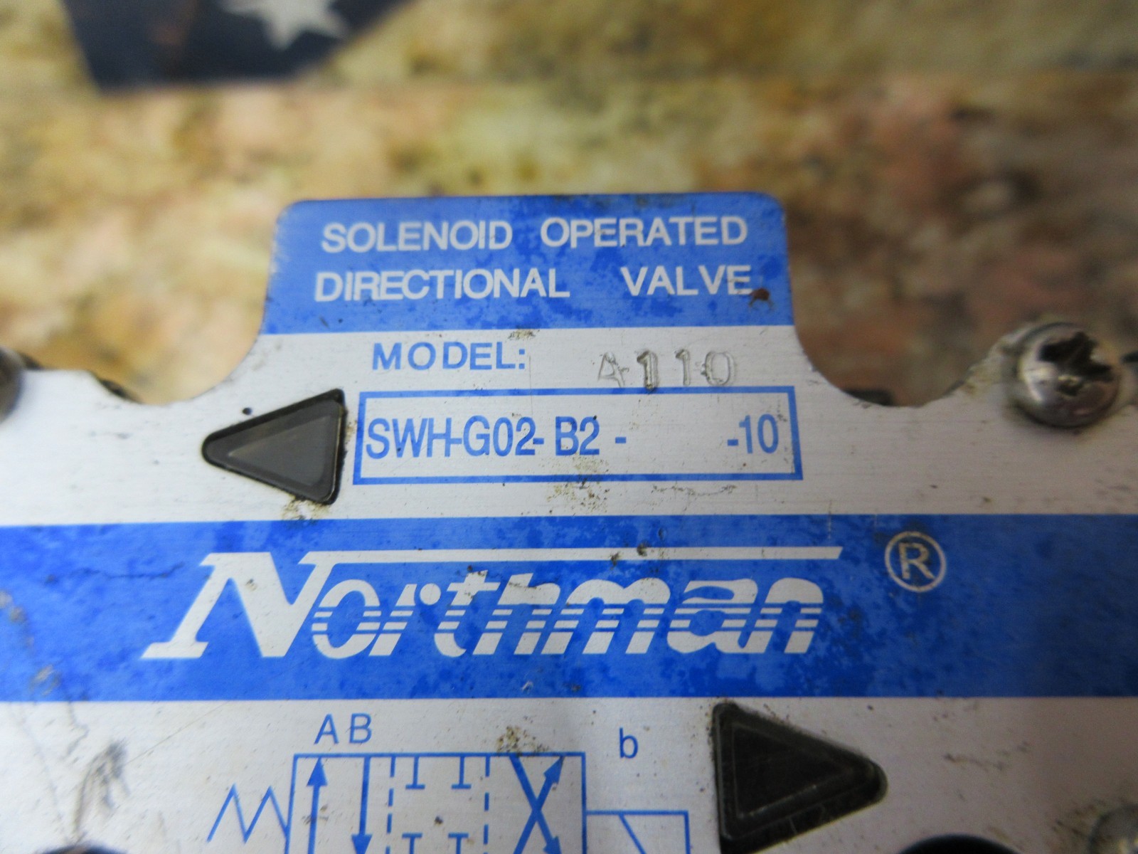 NORTHMAN SOLENOID VALVE SWH-G02-B2-A110-10 EACH 1
