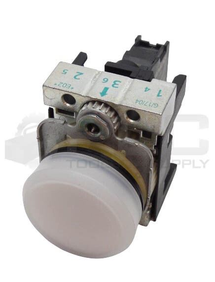 SIEMENS 3SU1401-1BG60-1AA0 LED MODULE ASSEMBLED W/ WHITE LENS 6-24V