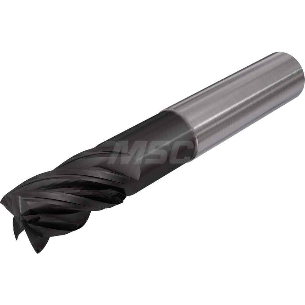 Iscar 3398261 Square End Mill: 1/4″ Diam, 1″ LOC, 1/4″ Shank, 3″ OAL, 4 Flutes