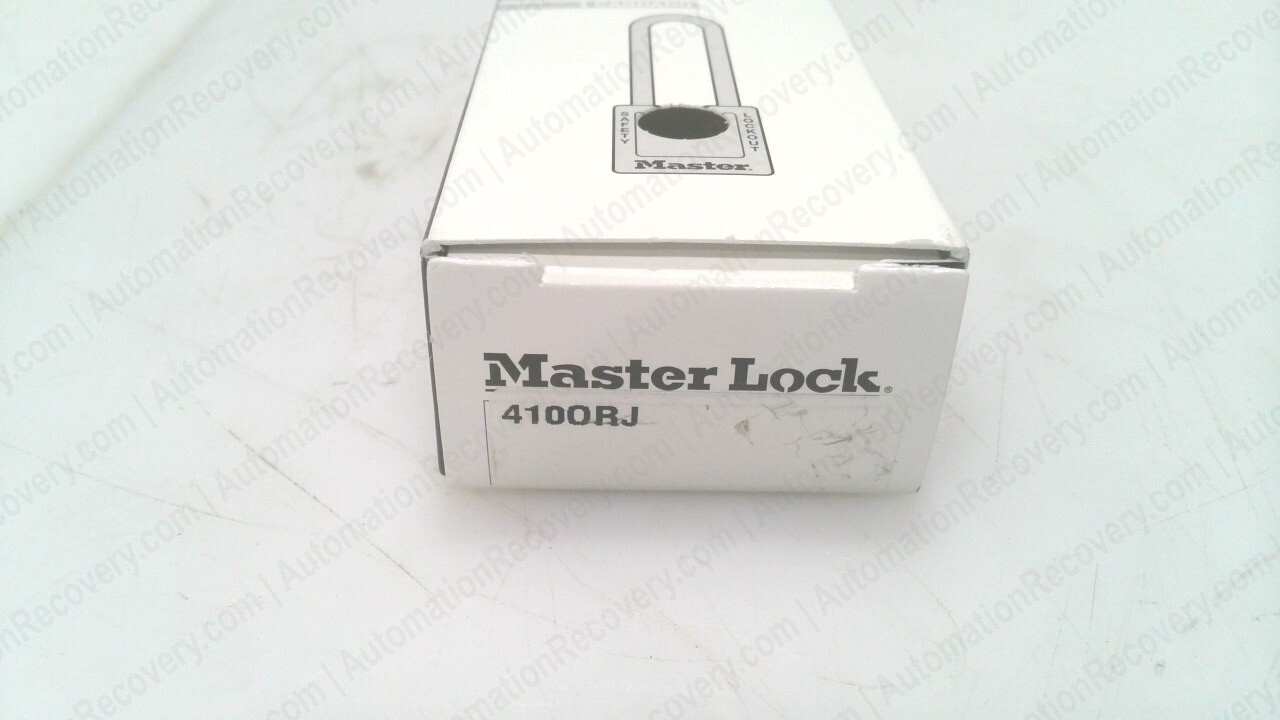 MASTER LOCK 410ORJ BOX OF 6, ZENEX THERMOPLASTIC SAFETY PADLOCK 1-1/2″, #334312