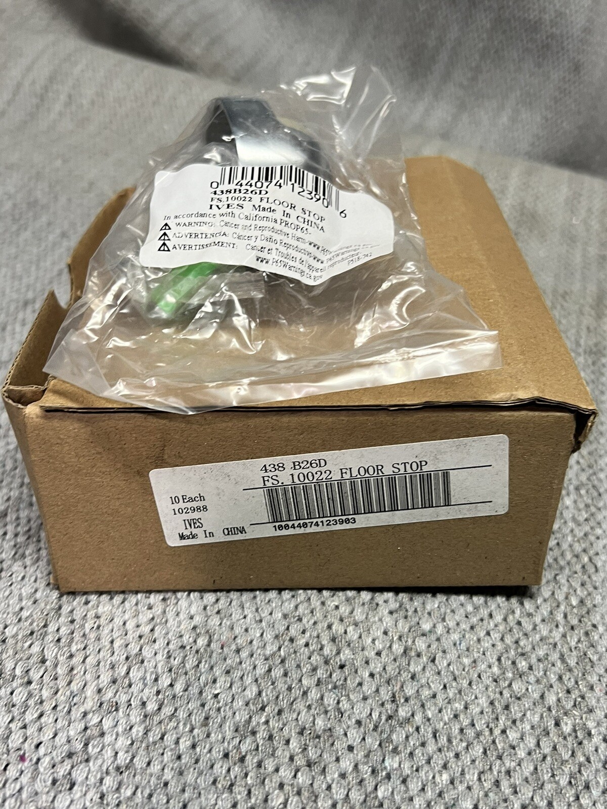 Ives by Schlage 438B26D Dome Door Stop Box of 10
