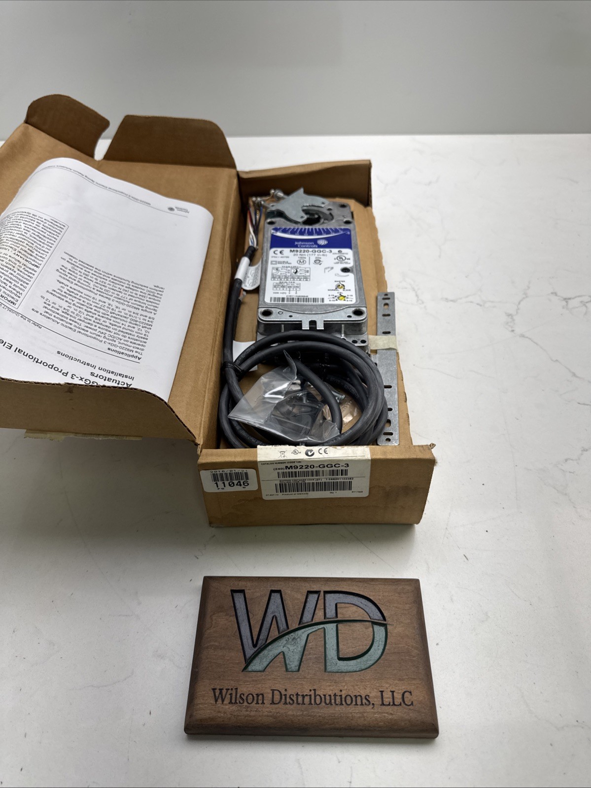 JOHNSON CONTROLS M9220-GGC-3 Actuator 24VAC/VDC 20Nm 177 in/lb Spring Return