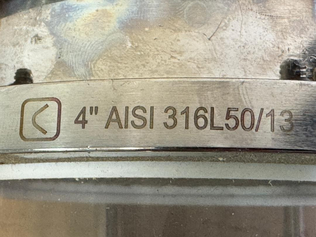 CIPRIANI HARRISON 4″ AISI 316L50/13 VALVE SIGHT GLASS WITH CLAMP