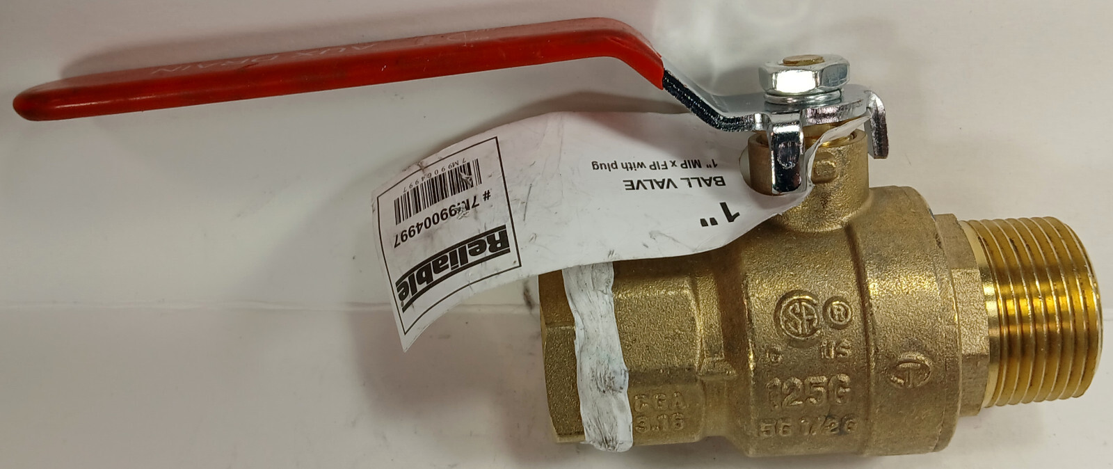 1 NEW RELIABLE 5G1/26 1″ AUXILLARY DRAIN BALL VALVE W/PLUG NNB ***MAKE OFFER***