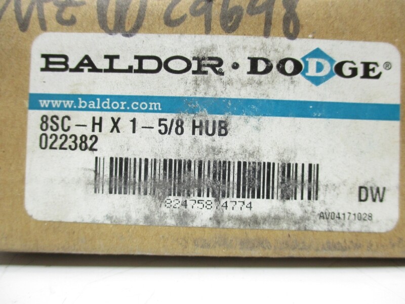 BALDOR 8SC-HX1-5/8 022382 NSMP