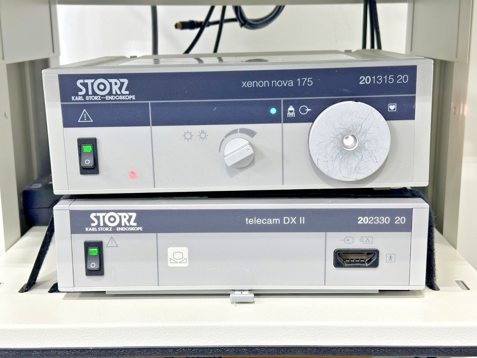 Karl Storz Xenon Nova 175 Telecam DX II Endoscopy Tower Cart Sony UP-51MD