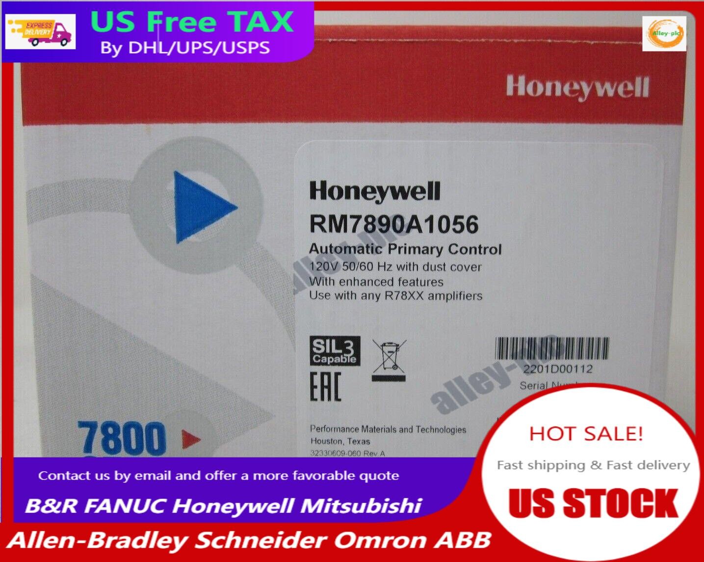 One Honeywell RM7890A1056 RM7890 A 1056 Controller new Free Shipping