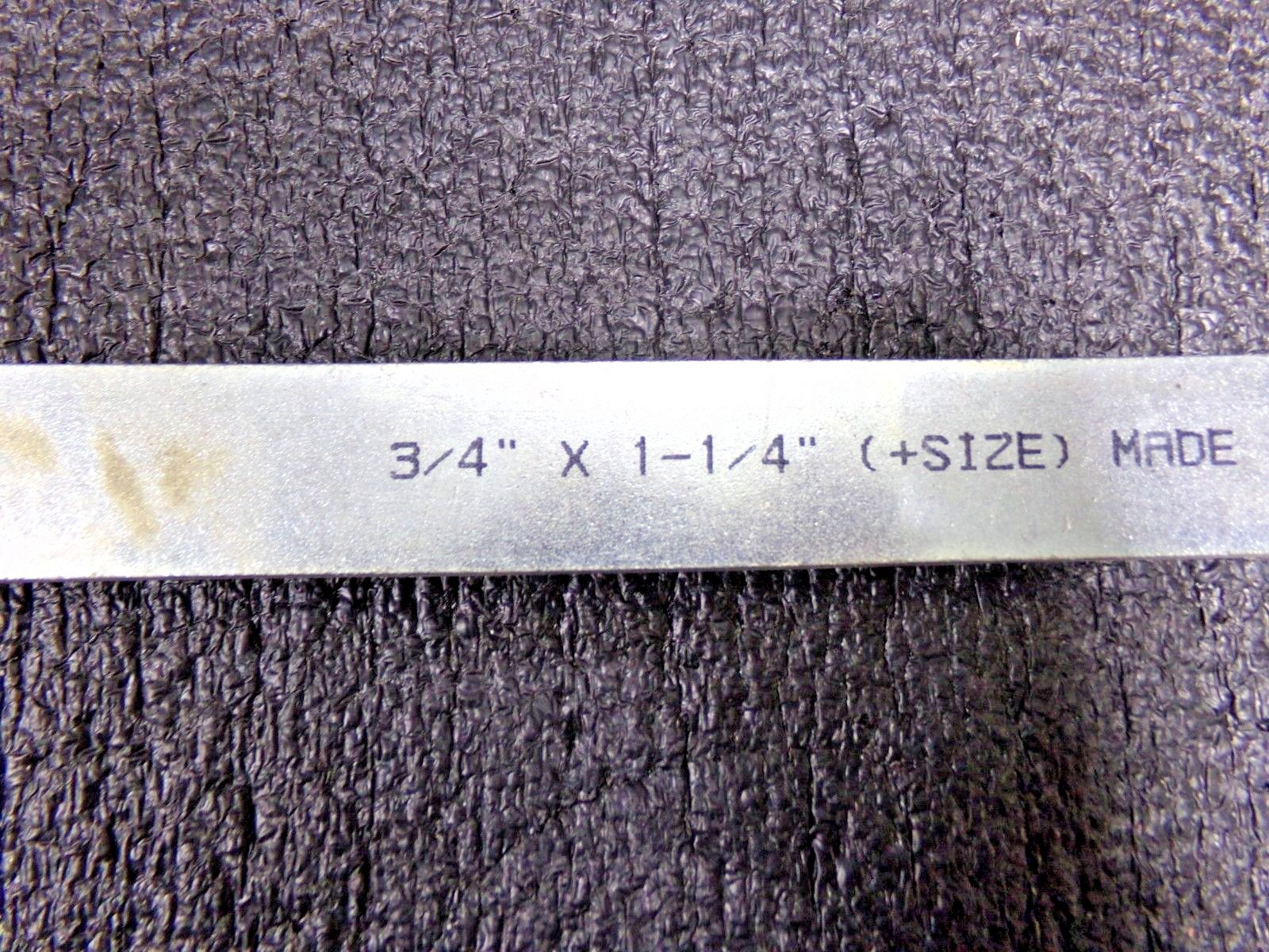 12″ Low Carbon Steel Oversized Key Stock with Zinc Finish WWG360750125012 (RC)