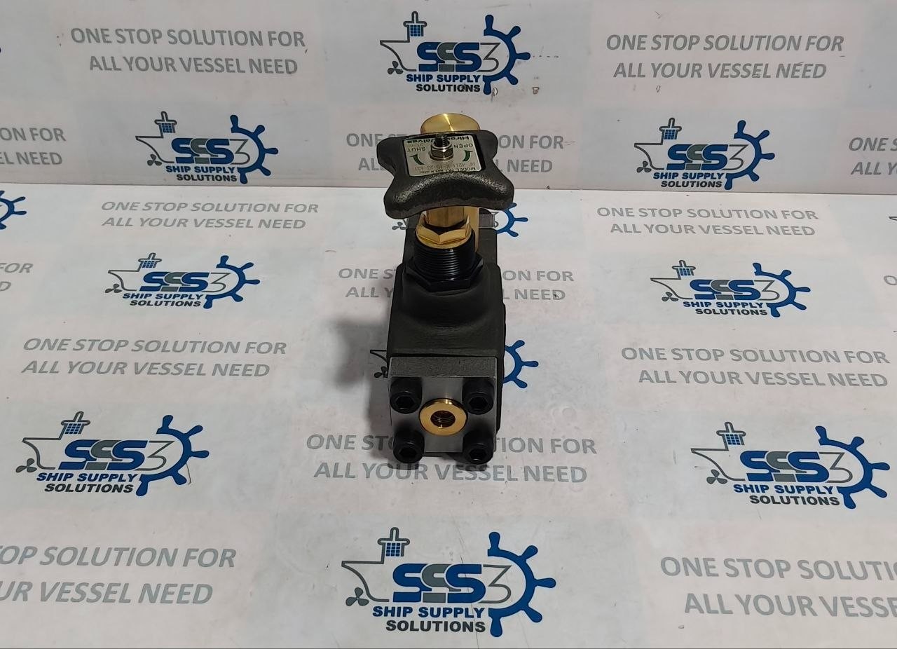 Hirose HF-4211-K-10-23-631 Hydraulic Valve Manifold Mount W/Handwheel