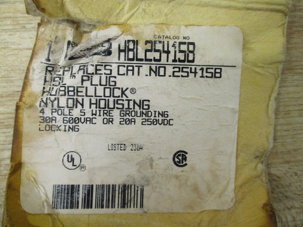 Hubbell HBL254158 Hubbellock Locking Plug 254158