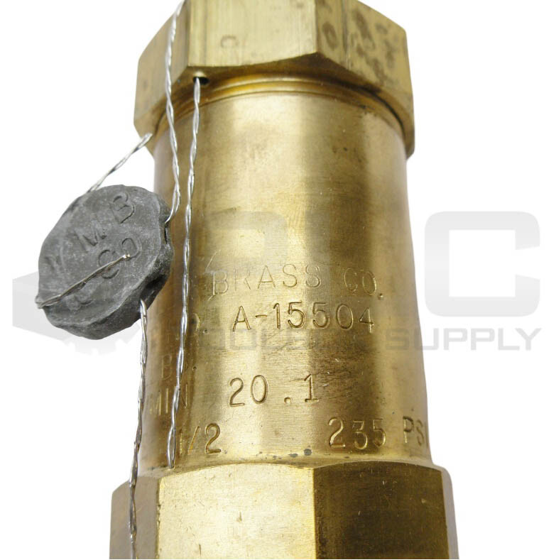 NEW MUELLER A-15504 PRESSURE RELIEF VALVE 1/52″ MPT 5/8″ FL AD15504