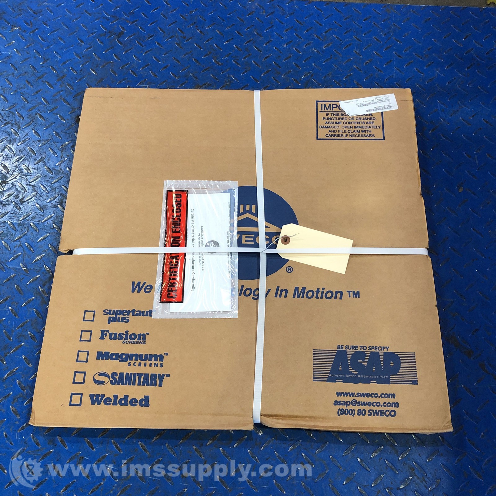 Sweco 24A8A024T 24 inch 24 Mesh Screen FNFP