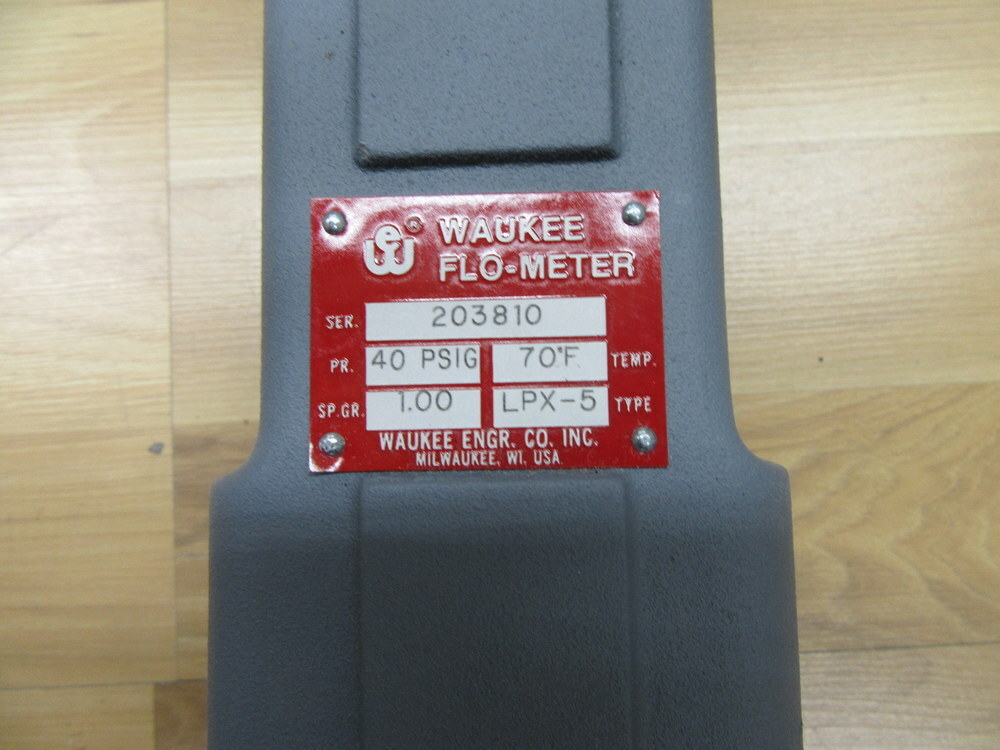 Waukee LPX-5 Flo-Meter 3-001-R16 W/ Valve Tool