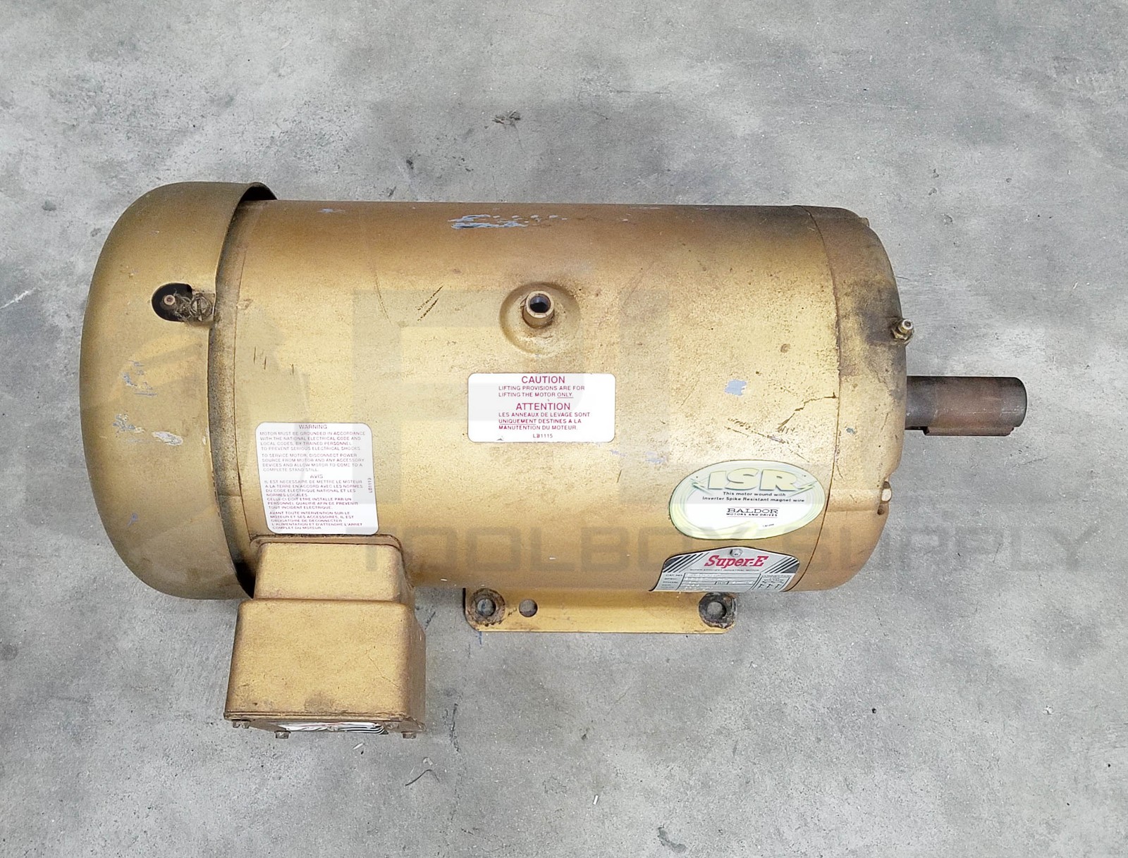 BALDOR EM3615T MOTOR 5HP 3PH 1750RPM FR: 184T, SPEC: 36G271Y404
