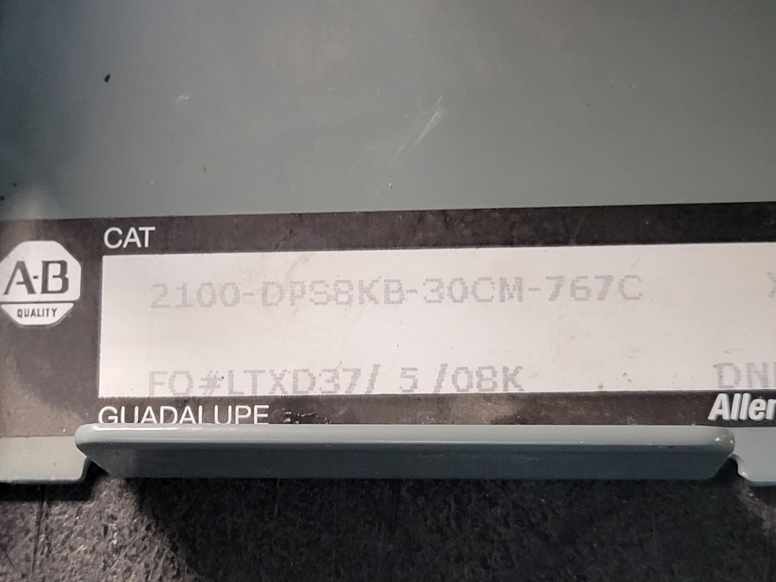 Allen Bradley #2100-DPS8KB-30CM-767C.