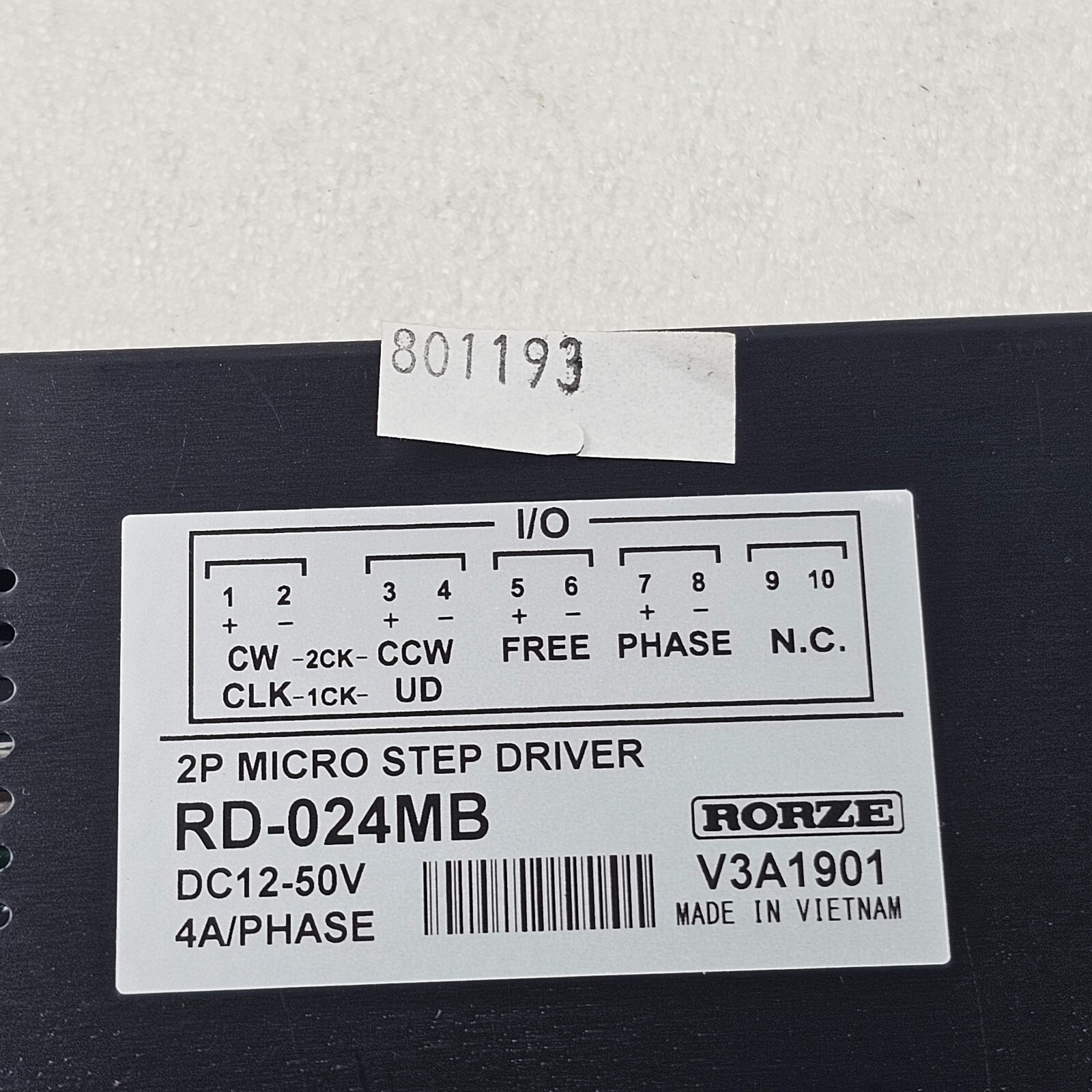 RORZE 2P MICRO STEP DRIVER RD-024MB