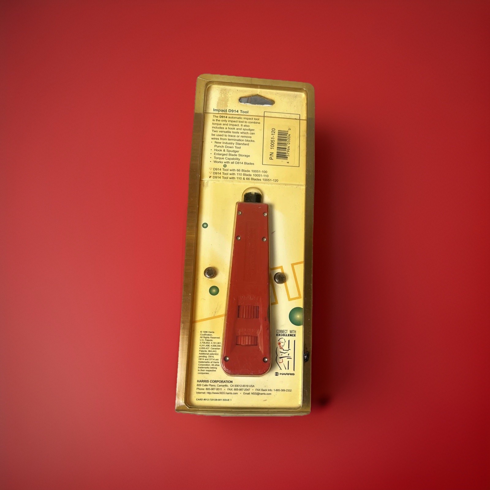 Jonard Tools Punch Down Tool Krone Blade Manual Impact Wire Termination
