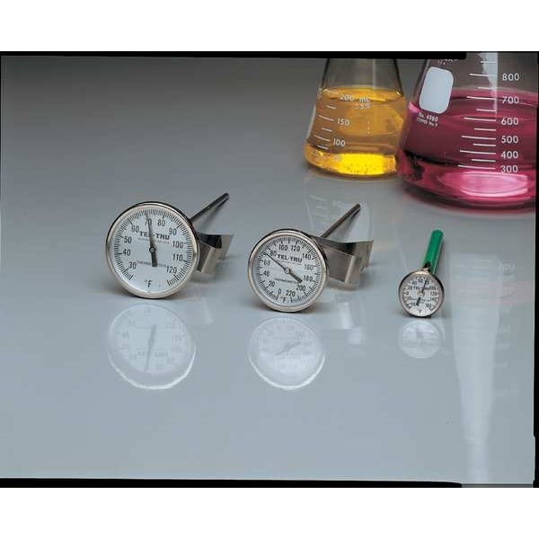 Tel-Tru Lt225r-8/23100874 Bimetal Thermom, 2 In Dial, -10 To 110C