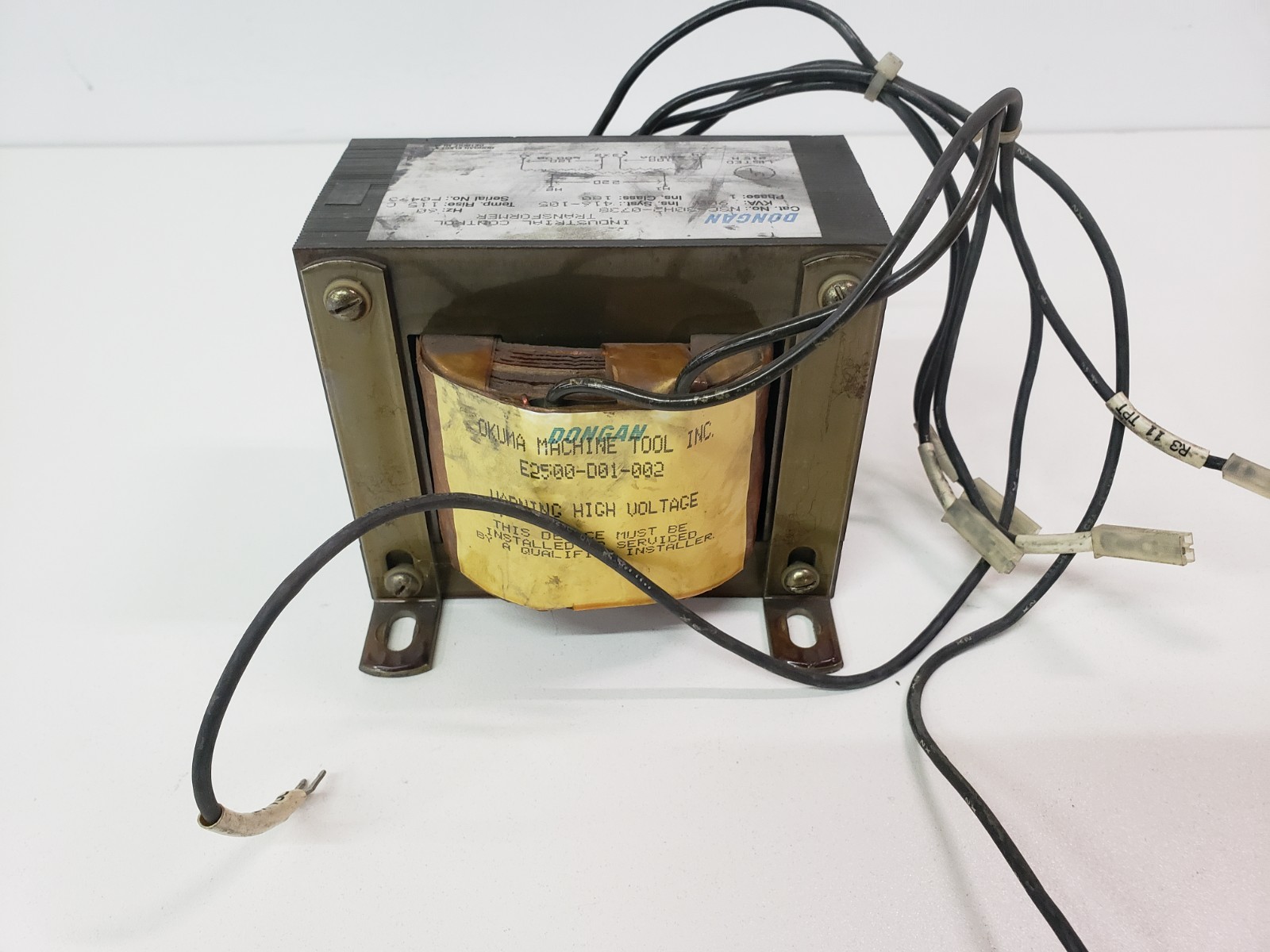 Dongan NSC-30H2-0738 Control Transformer Okuma E2500-D01-002