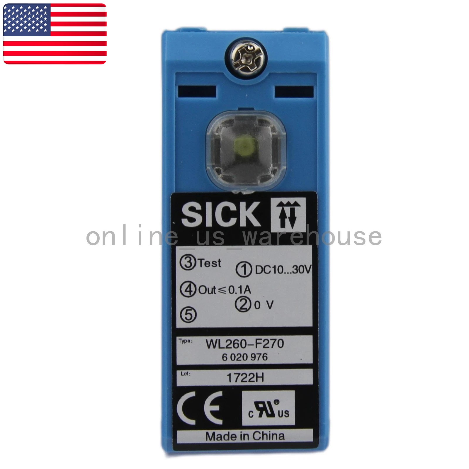 1PCS New SICK WL260-F270 WL260F270 Photoelectric Reflective Sensor – US Stock
