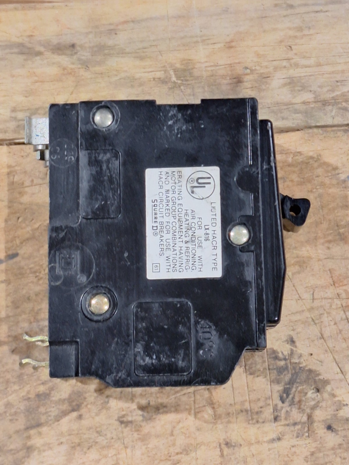 SQUARE D QO250 CIRCUIT BREAKER 50A 2P 120/240V 10 kAIC CONTINUITY TESTED