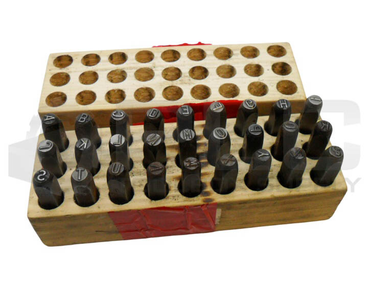 SET OF 29 TRITA 3163247 LETTER STAMPS SET 5MM