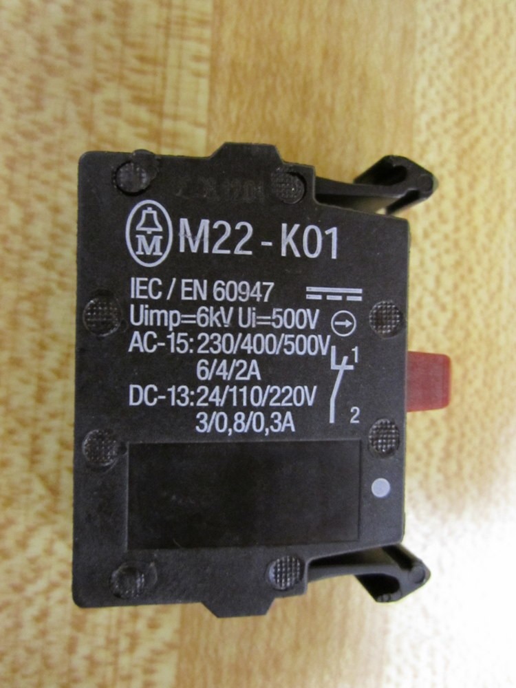 Moeller Klockner M22-K01 Eaton Block M22K01 Cutler Hammer