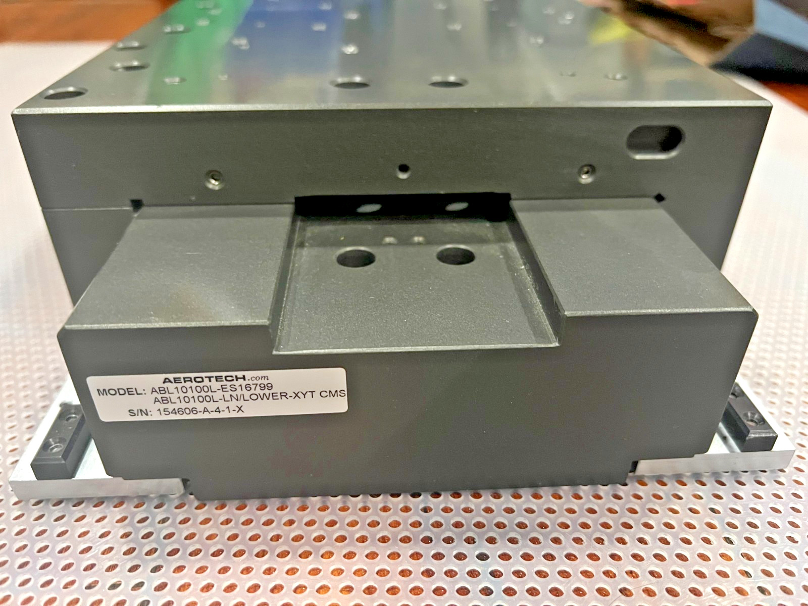 AEROTECH Model ABL10100L-ES16799, ABL10100L-LN/LOWER-XYT CMS Linear Stage