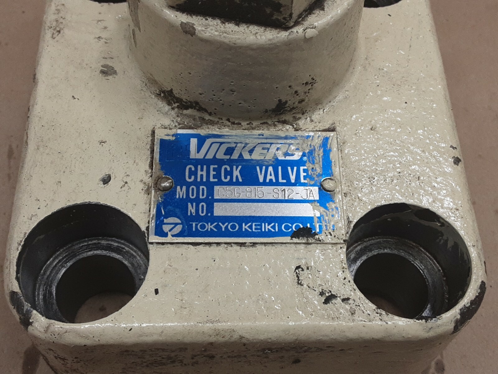 SPERRY VICKERS CHECK VALVE C5G815S12JA / C5G-815-S12-JA #1207C16PR4