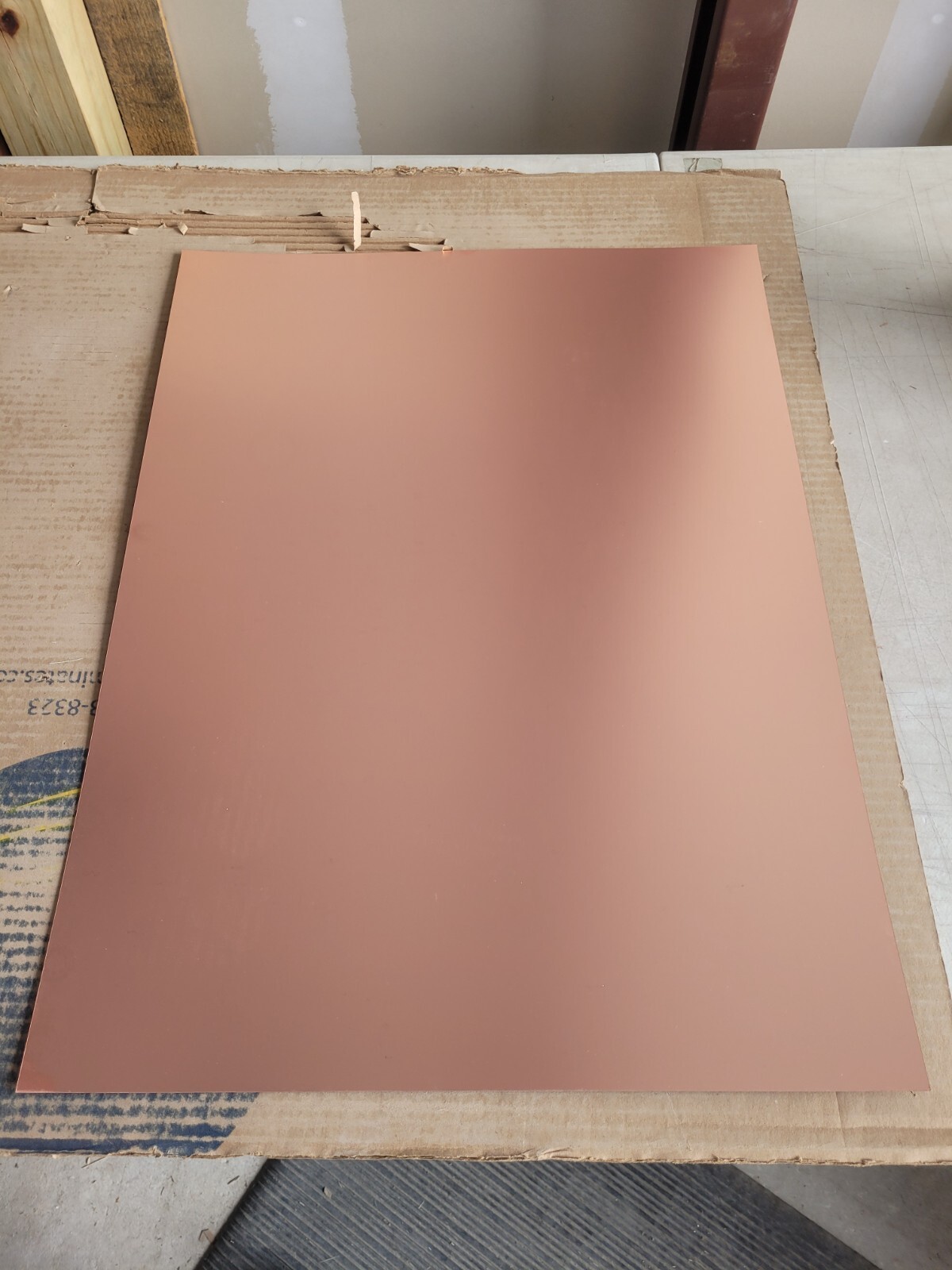 5 pcs Single Sided Copper Clad Laminate FR-4 .031, BLACK, 18 x 24 inches