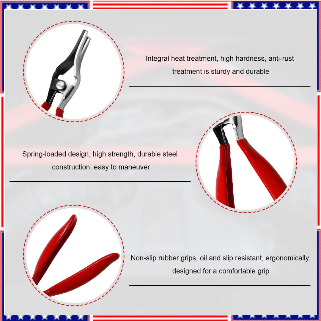 Automobile Hose Removal Pliers, Premium Hose Removal Tool for Fuel and Vacuum Li