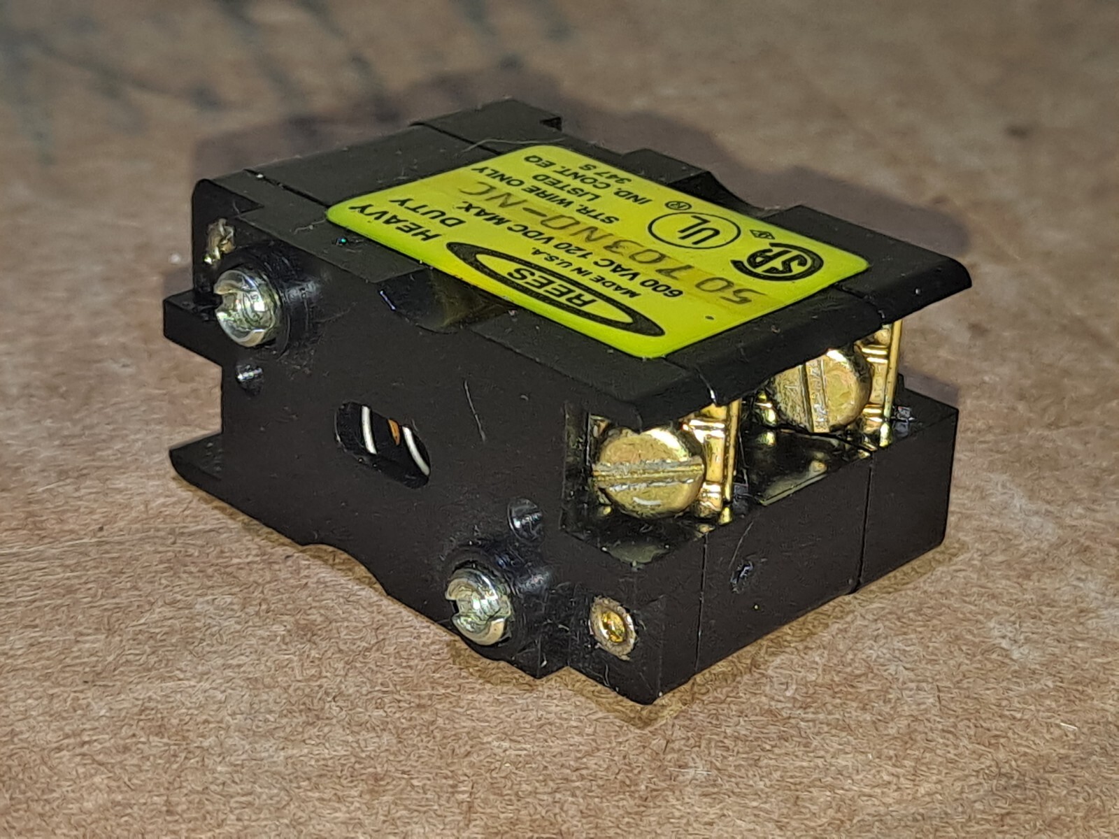 REES 50703NO-NC HEAVY DUTY CONTACT BLOCK Fast Shipping